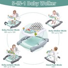 5 In 1 Foldable Baby Walker Activity Baby Walker-baby Bouncer Rocker Activity   