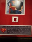 Screen Worn Superboy Costume Swatch W  Coa John Haymes Newton 1989 Tv Show