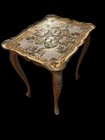 Vintage Florentine Gold Accent Table Hollywood Regency mcm Italy