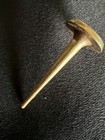 Vintage Lot Of 12 Gold Cupcake Picks Cake Toppers  Blank Make Your Own