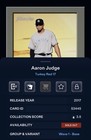 Digital  Bunt 2017 Topps Turkey Red Aaron Judge Rc Rookie  Limited To 588cc 