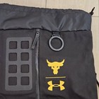 Under Armour Project Rock 60 Bag Backpack Rucksack Gym Duffle Black Yellow New