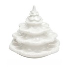 Deviled Egg Christmas Tree green X-mas Plant-shaped Ceramic Eggs Holder  3 Tier