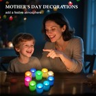 Colored Flameless Votive Candles With Timer-color Changing Led Tea Light batt   