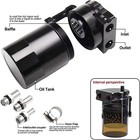 Oil Catch Can Kit Aluminum For 11-21 Ford F150 5 0l Raptor 2 7l 3 5l Ecoboost Bk