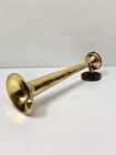 Maritime History Victorian Rustic Brass Old Antique Long Boat ship Air Horn