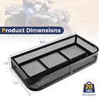 Universal Front Atv Hd Steel Cargo Basket Rack Luggage Carrier Mesh Surface