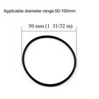Rtrhinotuning 50mm 1 97in  Black Wheel Center Cap Rubber O-rings Set Of 4 For   