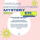 Mystery Vintage Sewing Pattern Lot Womens Small 5 For  35 1940s - Y2k Any Style