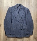 30s Vintage Cranes Mayo Wool Two Piece Suit Double Breasted Needs Repairs Read