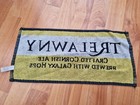Rare Vintage Trelawny Cornish Ale Pub Bar Beer Towel Breweriana