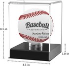 Acrylic Baseball Display Case Uv Protected Clear Baseball Holder
