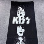 Vintage Kiss Banner 1986 Licensed Silky Door Tapestry Nikry Dynasty