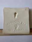 Green Glazed Art Tile From Hammond Bay Studios Featuring Nature Lady Slipper