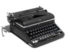 Royal Quiet De Luxe Manual Typewriter Black 1946  reconditioned refurbished 