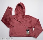 Women s The North Face Fleece Osito Qurater Zip Hoody Pockets Slate Rose Large