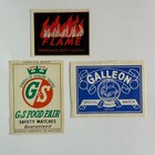 Vintage Matchbox Labels Lot Of 11 Safety Match Flame Cactus Head Horse Butterfly