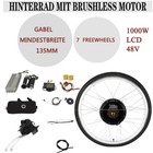 28  E Bike Electric Bicycle Motor Conversion Kit 48v 1000w W lcd For Rear Wheel