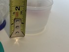 Lot Of 18 Tupperware Small Snack Cups Clear W multicolor Air Tight Seals Lid New