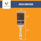 12-pack - 2 5  Flat Brushes For All Latex And Oil Paints   Stains