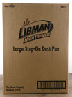 Case Of 4 Libman 12  Large Step-on Dustpan  Red black   2125  New S2