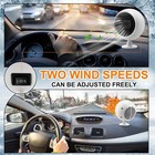 2pk Car Vehicle Portable Heater Heating Cooling Fan Defroster Demister 12v 120w