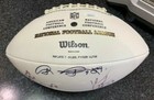 2007 Nfl Pro Bowl Afcnfc Group Football Signed By Drew Brees Shannon Sharpe Jsa