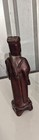 Vintage Wood Carved Asian Statue Chinese 