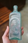 Dr Kilmers Swamp Root Liver Kidney Medical Medicine Aqua Glass Bottle Antique