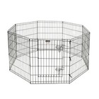 Durable Portable Pet Playpen Puppy Dog Fences Gate 8 Panels 30  Outdoor Indoor