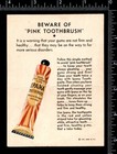 Ipana Toothpaste Mechanical Trade Card Novelty Dentist Tooth Brush Comic Sr m ip