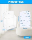 2 Pcs Remote Control Holders Wall Mount  Self Adhesive Tv Air Conditioner 