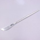 Solid 999 Fine Silver Dinner Knife Glossy Finish Beef Steak Knife Food Knife