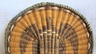 Vintage Hopi Indian Hand Woven Wicker Straw Polychrome Eagle Thunderbird Basket
