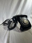 Vintage Black Rotary Phone Ga Georgia Alltel Collectible Corded
