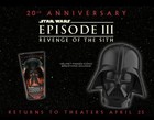 Amc Excl Star Wars Revenge Of The Sith 20th Darth Vader Popcorn Bucket    Cup