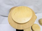 Lot 9 Different Wood Wooden Hat Block Style Form Display Mold Millinery 20  21 