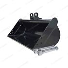 800mm Flat Plain Bucket Attachment No Tooth Bucket In Stock For Mini Excavator