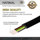7 Ft Feet Rj11 6p6c Modular Telephone Extension Cable Phone Cord Line Wire Black