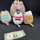 Pusheen Lot Of 4 Plush Candy Corn Halloween Birthday Snowman