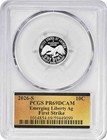 2026-s Emerging Liberty Ag Silver Dime 1776-2026 Pr69dcam Fs Pcgs Anniv Label