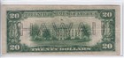 1934a  20 Federal Reserve Note Hawaii Emergency Issue Fr 2305 L88937122a