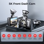5k 2ch Dash Cam 5gwifi Gps 4k 2k Front And Rear Camera App Parking Mode G-sensor