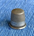Antique Sterling Silver Thimble Anchor Sewing 2 1 Grams Size 10