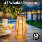 Solar Led Garden Lantern  Waterproof Outdoor Light For Patio  Pathway   Yard