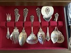 Wallace Grande Baroque Sterling Silver 90pc Flatware Set For 12 Serving No Mono 