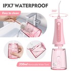 Sejoy Cordless Oral Irrigator For Teeth Water Flosser Dental Cleaner 6 Jet Tips