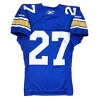 Lavar Glover Winnipeg Blue Bombers 2010 Retro Game Worn Reebok Cfl Jersey Sz 42
