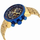 Invicta Aviator Chronograph Blue Dial 18kt Gold-plated Men s Watch 19173