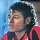 Michael Jackson Poster Vintage 1983 By Todd Gray 24x36 Magazine Rugby Shirt Red